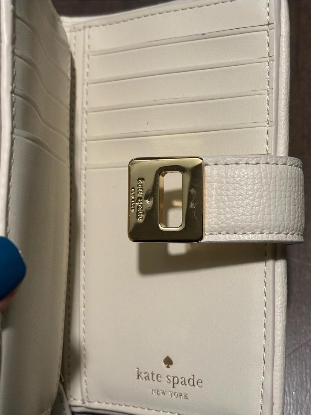 Kate Spade Phoebe Straw Turnlock Medium Wallet Lime Slushy LN